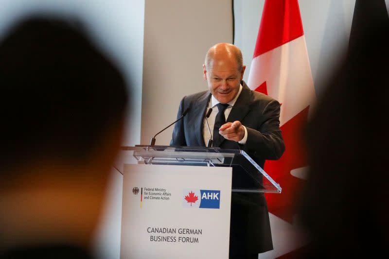 Germany's Chancellor Olaf Scholz visits Canada