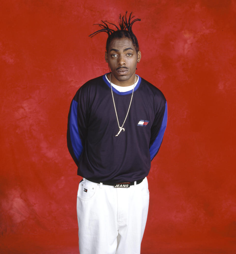 The Nanny, a CBS television situation comedy. Premiere episode aired November 3, 1993. Pictured is guest star, Coolio (as Irwin), in episode, Homie-Work, originally aired March 18, 1998.  (CBS via Getty Images)