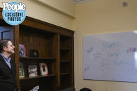 <p>While Frost is away at a meeting, Tresner also turns the waiting room whiteboard into a space for staff and guests to write kind notes to the congressman in honor of his birthday. It starts off a little slow, but by the end of the day, it's all filled up.</p> <p>Looking ahead, Tresner hopes to use the whiteboard as a place where people can leave uplifting messages or draw pictures for the congressman, to motivate him and the whole team to never lose sight of their impact.</p>