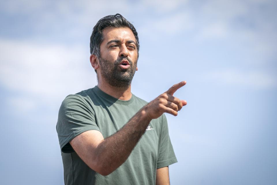 Health Secretary Humza Yousaf said he and his wife had contacted the Care Inspectorate and were seeking legal advice. (Jane Barlow/PA)