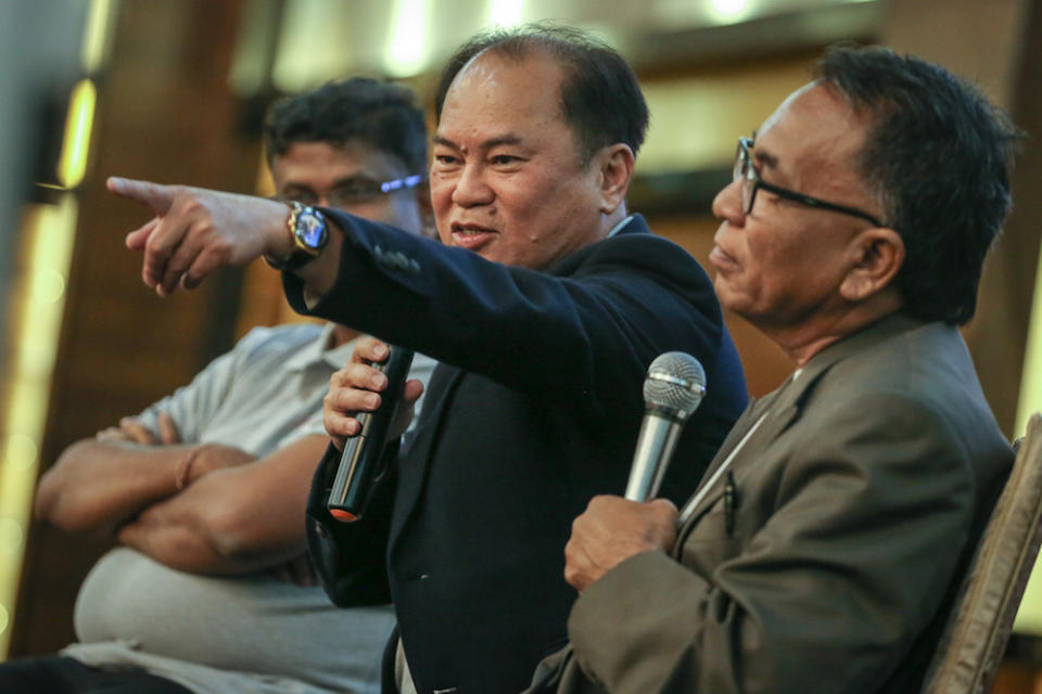 Investigations against Ronnie Liu were launched after the DAP leader uploaded a social media post with pictures of protesters at an anti-government protest in Bangkok, Thailand. — Picture by Yusof Mat Isa