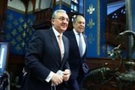 Russian Foreign Minister Lavrov meets his Armenian counterpart Mnatsakanyan in Moscow