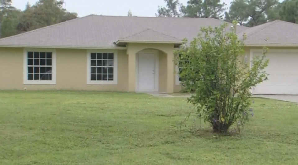 A being single storey home where the couple lived with their children.