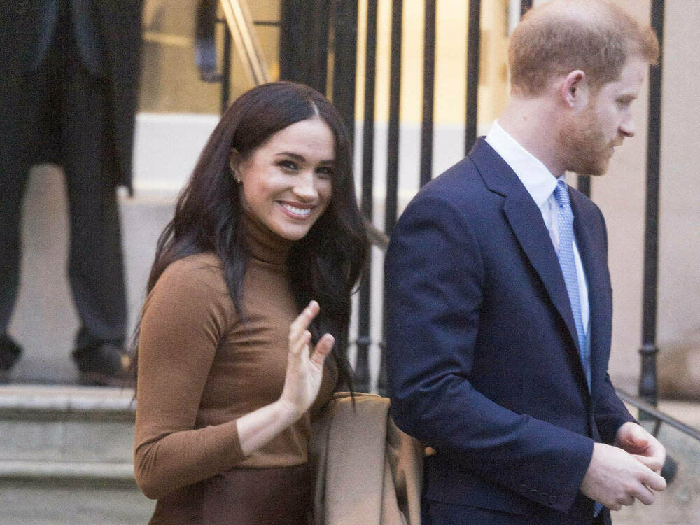 Prinz Harry und Herzogin Meghan bei einem Auftritt in London (Bild: imago images/Xinhua)