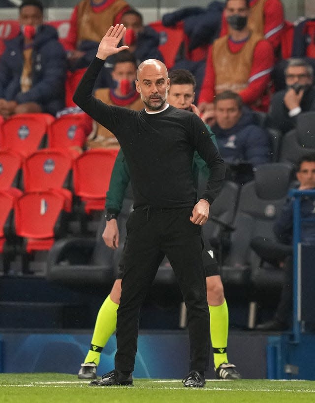 Guardiola felt his team were 