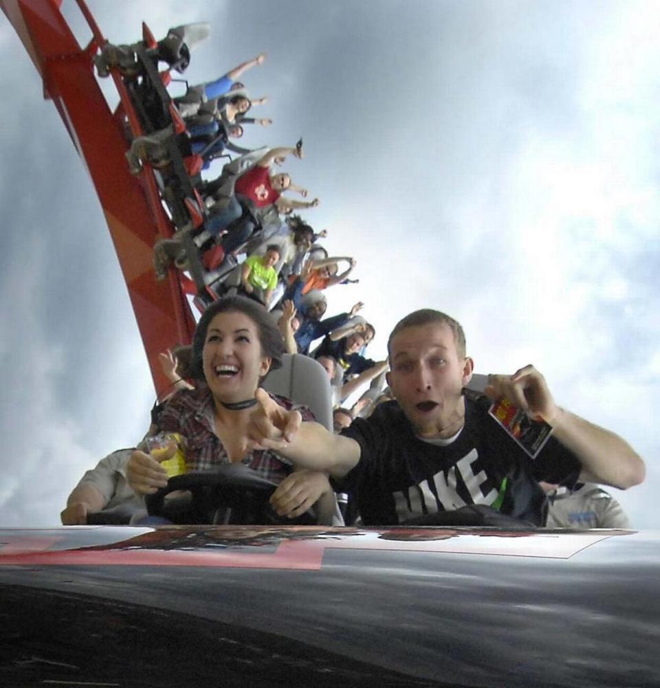 The Intimidator coaster, named for the late Dale Earnhardt, is now called Thunder Striker, Carowinds said on social media.