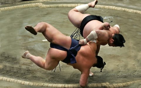 Sumo wrestling, Tokyo - Credit: Toru Hanai / Reuters,Â© Toru Hanai / Reuters,Reuters Picture Stream/MED