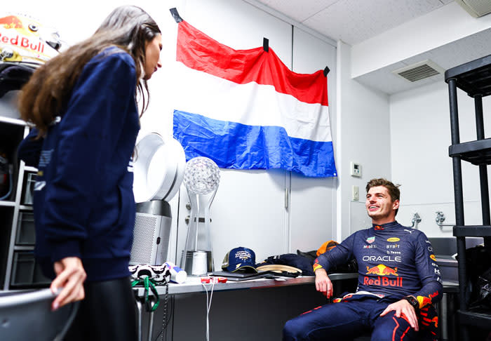 Max Verstappen y Kelly Piquet