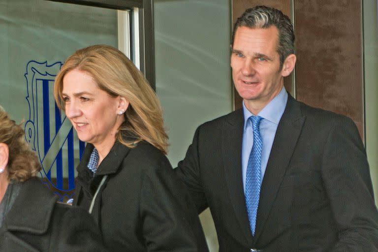 La infanta Cristina de Borbón y su marido, Iñaki Urdangarin