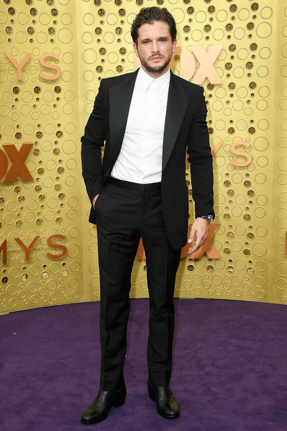 Harington on the red carpet.