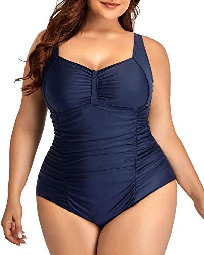 13) Plus Size One-Piece Swimsuit