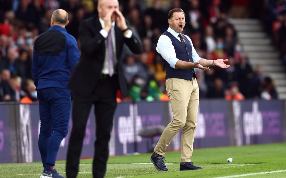 Southampton manager Ralph Hasenhuttl and Burnley manager Sean Dyche - Reuters