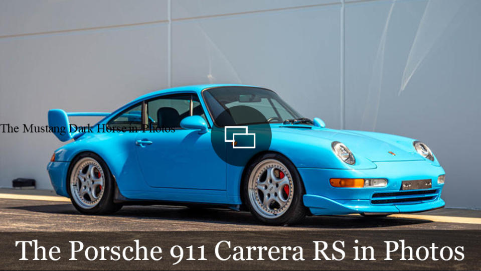 The 1995 Porsche 911 Carrera RS in Photos