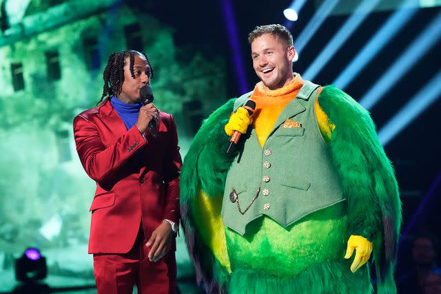 <p> Michael Becker / FOX Media LLC.</p> Colton Underwood in THE MASKED SINGER