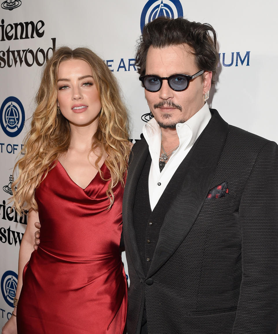 Amber Heard and Johnny Depp 2015 Australia dogs entry