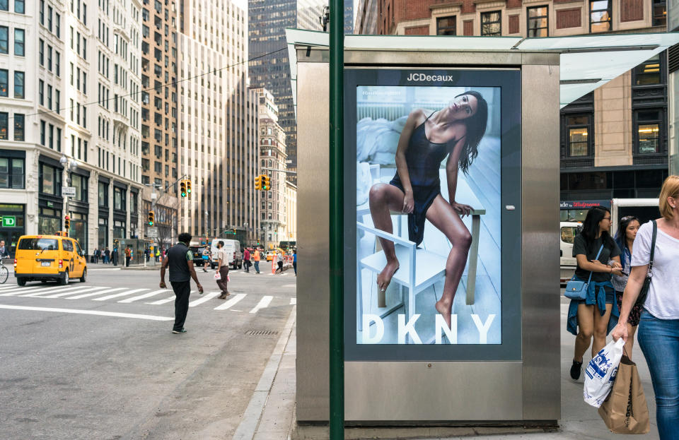 La publicidad personalizada alcanzará niveles nunca vistos hasta el momento. En la imagen, una vaya publicitaria en Nueva York. Foto: Getty Images.  