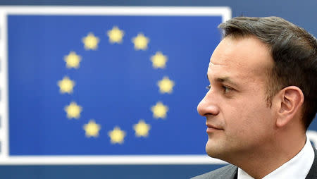 Ireland's Taoiseach Leo Varadkar arrives at the EU summit meeting in Brussels, Belgium, October 19, 2017. REUTERS/Eric Vidal