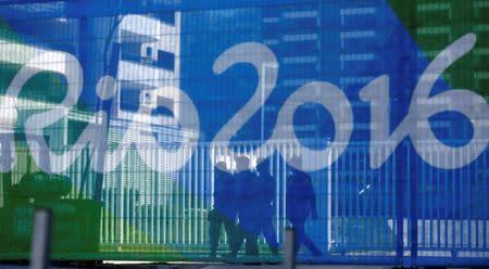 Special police forces patrol inside the Olympic Park less than two weeks before the start of the Rio 2016 Olympic Games in the Barra da Tijuca neighborhood of Rio de Janeiro, Brazil, July 24, 2016. REUTERS/Pilar Olivares