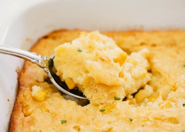 <p><strong>Get the recipe: <a href="https://www.iheartnaptime.net/corn-casserole/" rel="nofollow noopener" target="_blank" data-ylk="slk:Easy Corn Casserole;elm:context_link;itc:0;sec:content-canvas" class="link ">Easy Corn Casserole</a></strong></p><p>i Heart Naptime</p>