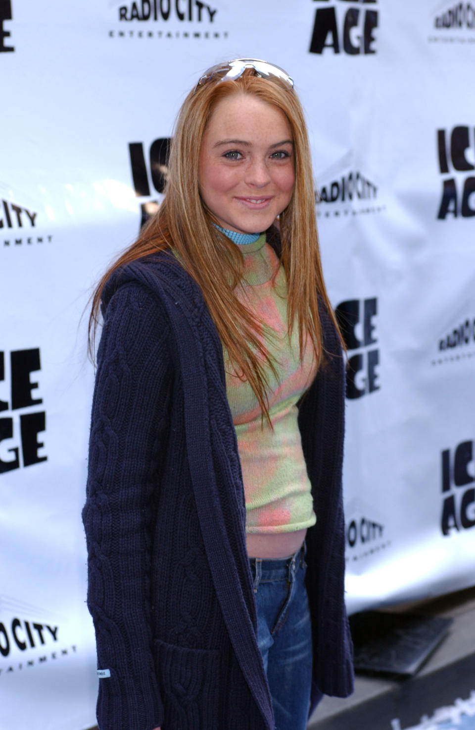 Lindsay Lohan smiling