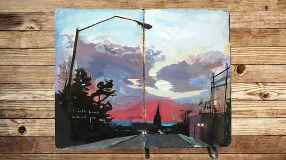 Traveling artist paints breathtaking scenes in her Moleskine journals