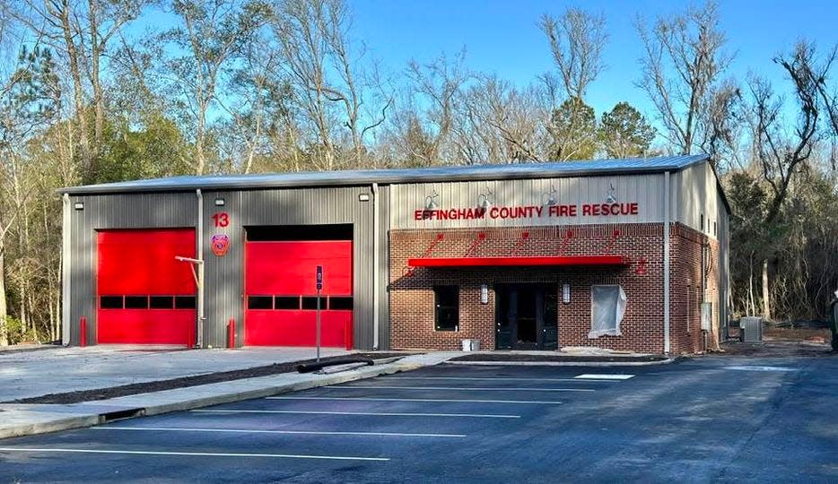Effingham County added a new fire station in Guyton and hope to move in next month.