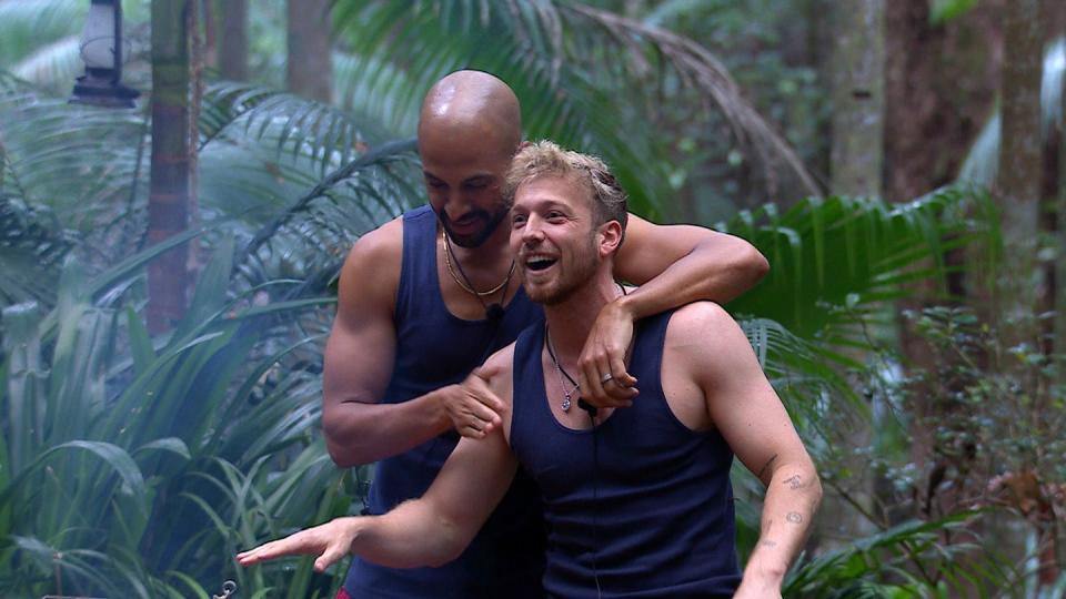 marvin humes and sam thompson, i'm a celebrity get me out of here