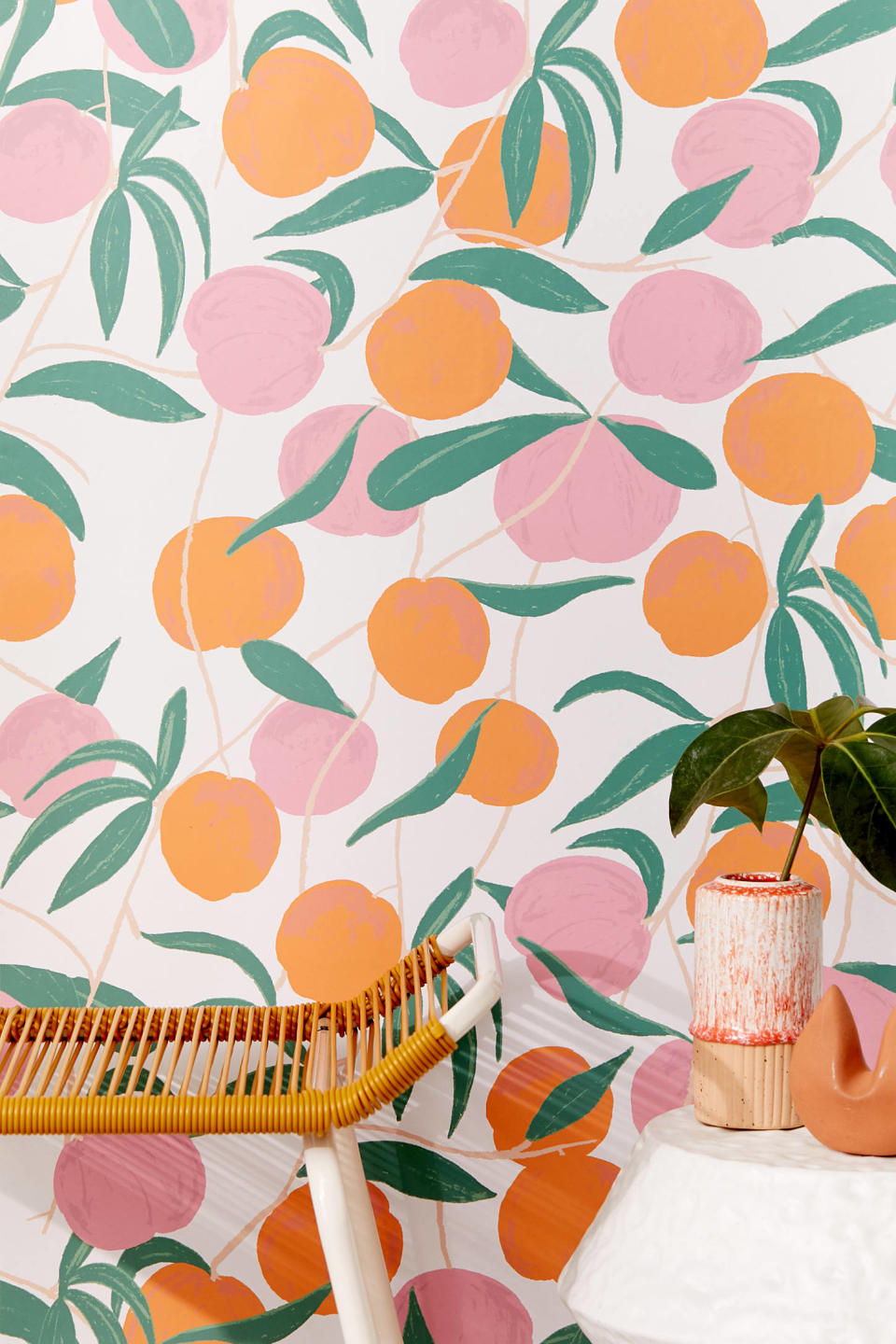 20) Peaches Removable Wallpaper