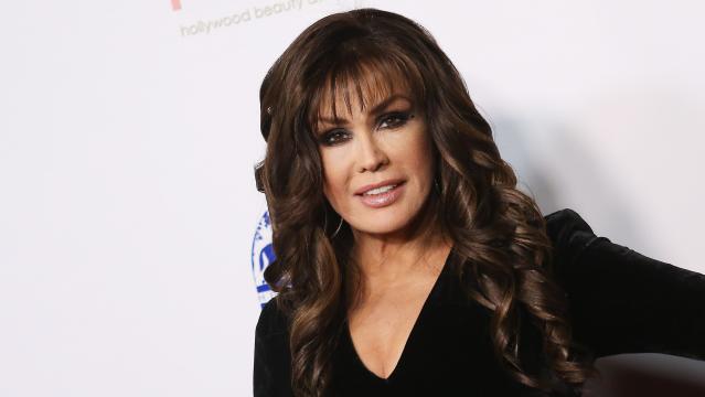 Marie Osmond reveals trick for treating gray hairs while in