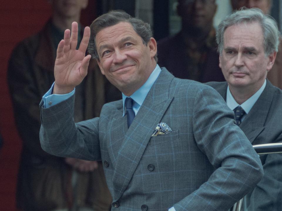 Dominic West as King Charles III in Netflix's "The Crown."