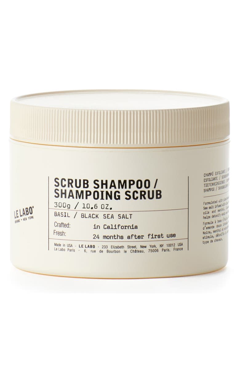 Le Labo Basil & Black Sea Salt Scrub Shampoo