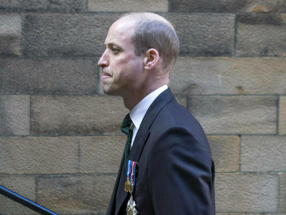 Prinz William während seines Aufenthalts am Samstag in Edinburgh. (Bild: imago images/i Images)