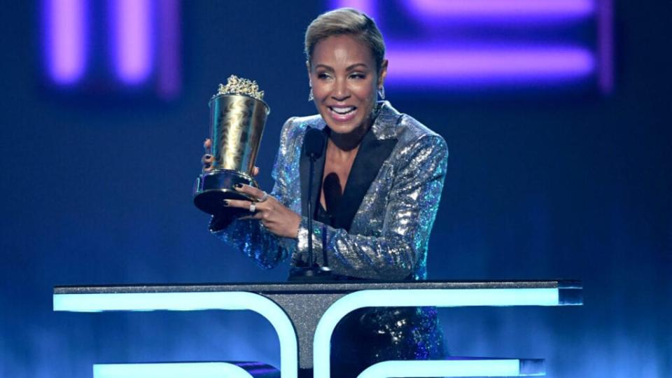 Jada Pinkett Smith speaks onstage during the 2019 MTV Movie and TV Awards