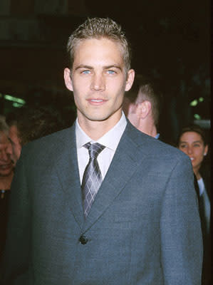 Paul Walker at the premiere of Warner Brothers' Ready To Rumble