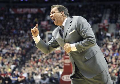 Flip Saunders believes he can coach this Wolves team beyond most expectations. (AP Photo/Rick Bowmer, File)