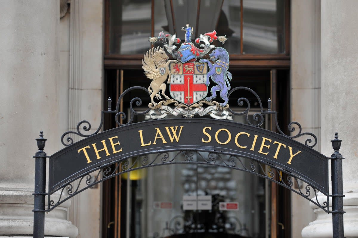 The Law Society, the professional body for solicitors, brought the case (PA Archive)