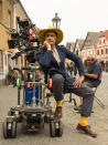 This image released by Fox Searchlight Pictures shows Writer/Director Taika Waititi on the set of "Jojo Rabbit." On Monday, Jan. 13, Waititi was nominated for an Oscar for adapted screenplay for his work on the film. (Kimberley French/Fox Searchlight Pictures via AP)