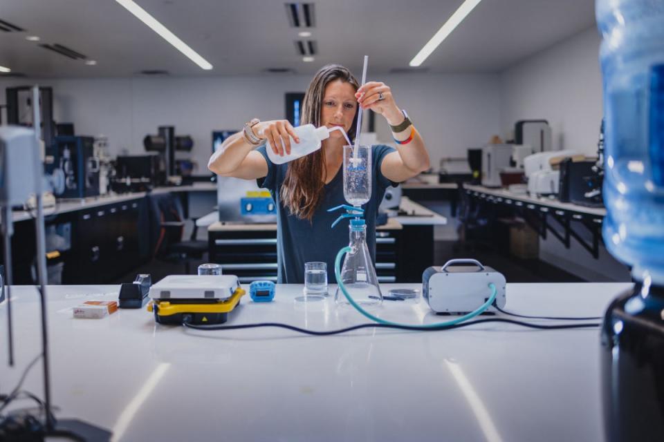 Under Armour's system of measuring fiber shed now comes in a kit that will be made readily available.