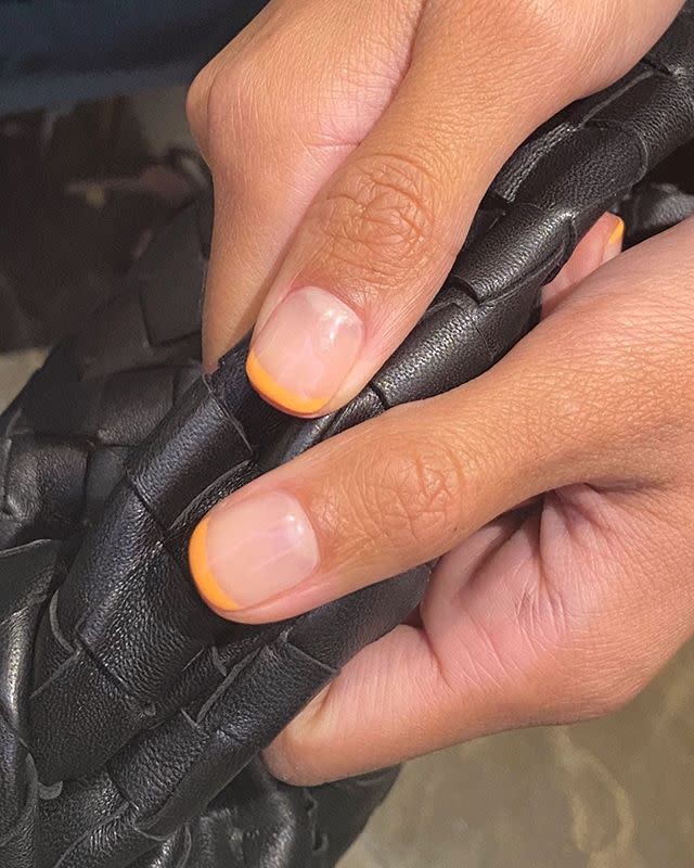 <p>For a subtle manicure that will look great in your pumpkin picking photo.</p><p><a href="https://www.instagram.com/p/CFcnfUWj25S/" rel="nofollow noopener" target="_blank" data-ylk="slk:See the original post on Instagram;elm:context_link;itc:0;sec:content-canvas" class="link ">See the original post on Instagram</a></p>