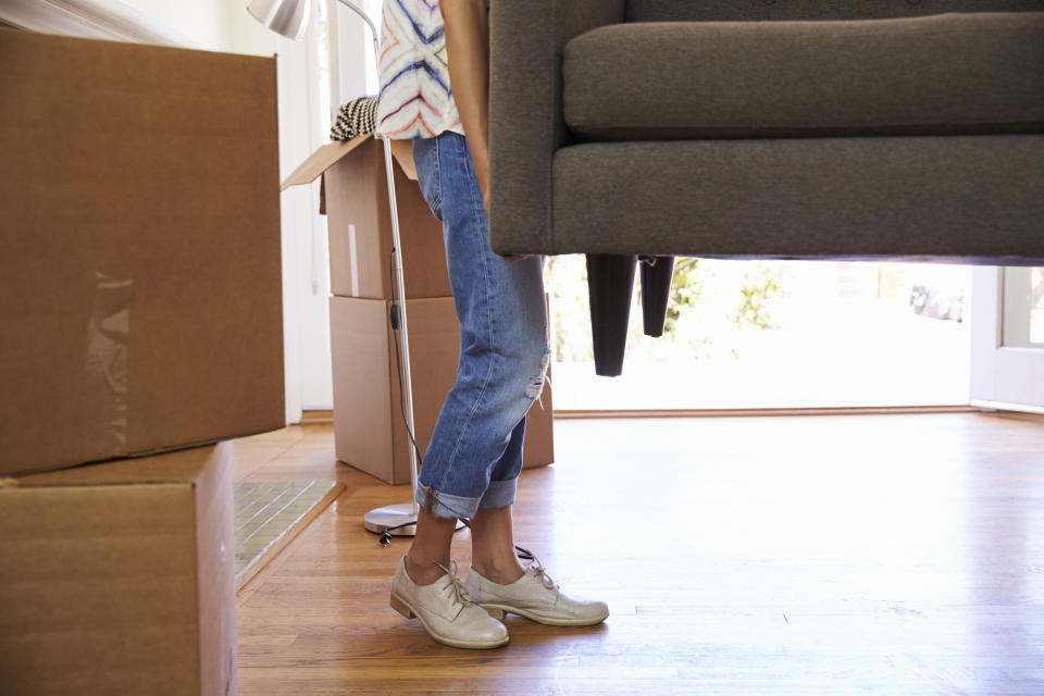 The ad has some wondering why the woman was taking so long to move house. Photo: Getty