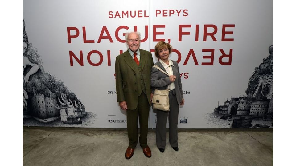 Prunella Scales and Timothy West'Samuel Pepys: Plague, Fire and Revolution' exhibition private view, National Maritime Museum, London, Britain - 18 Nov 2015