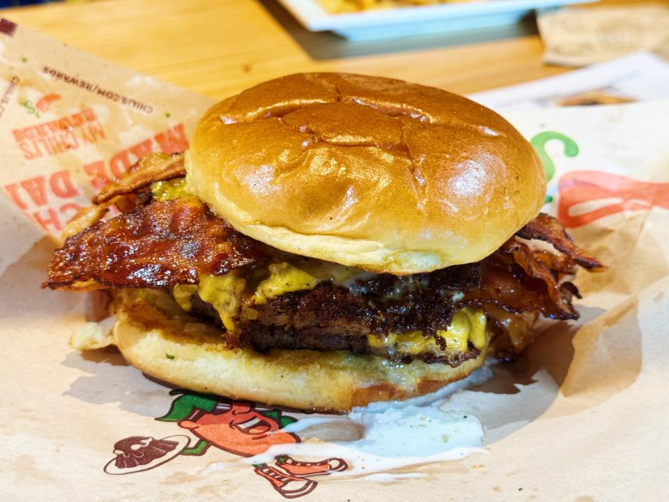 Chili's Bacon Rancher Burger