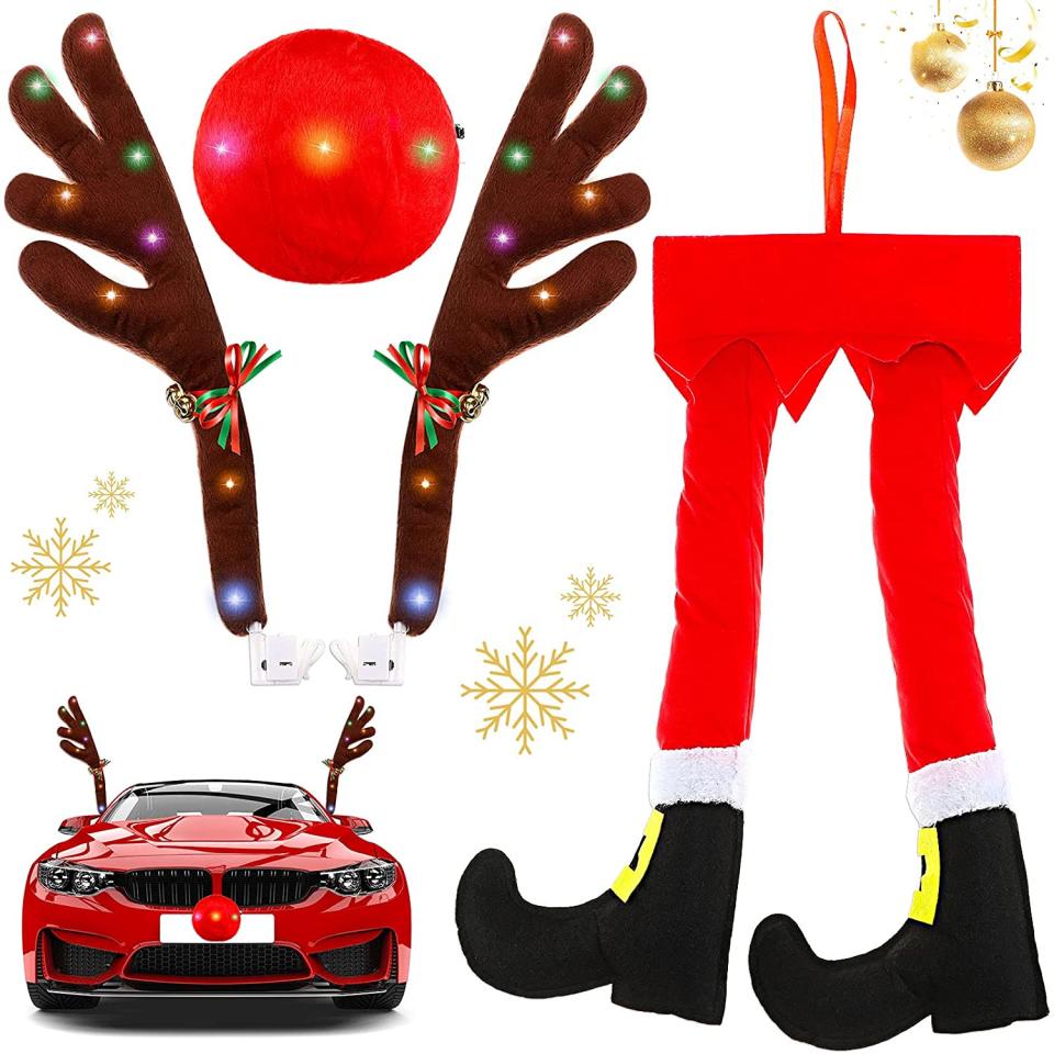 frienda car reindeer antler kit