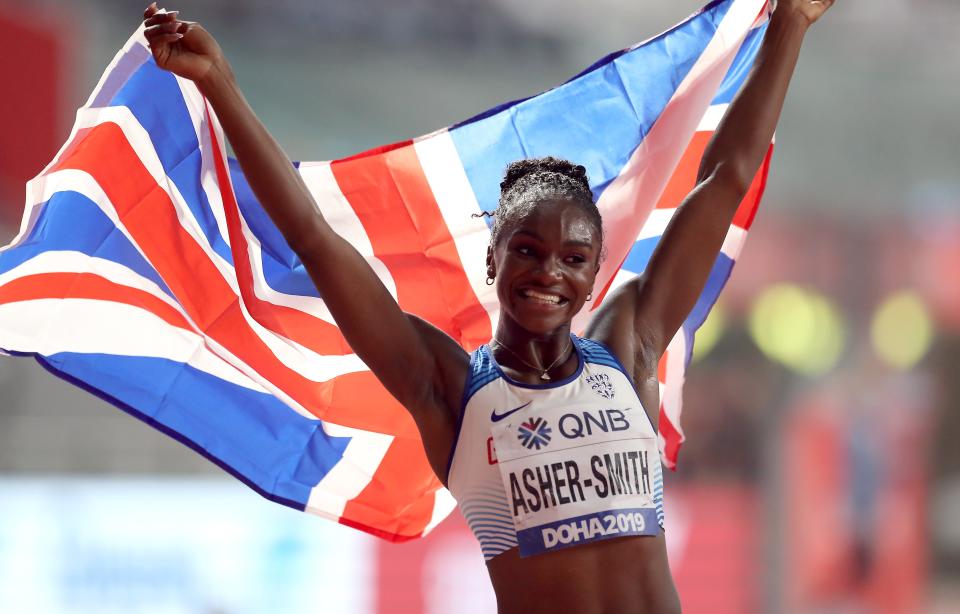 Dina Asher-Smith is going for gold in Tokyo (Martin Rickett/PA) (PA Wire)