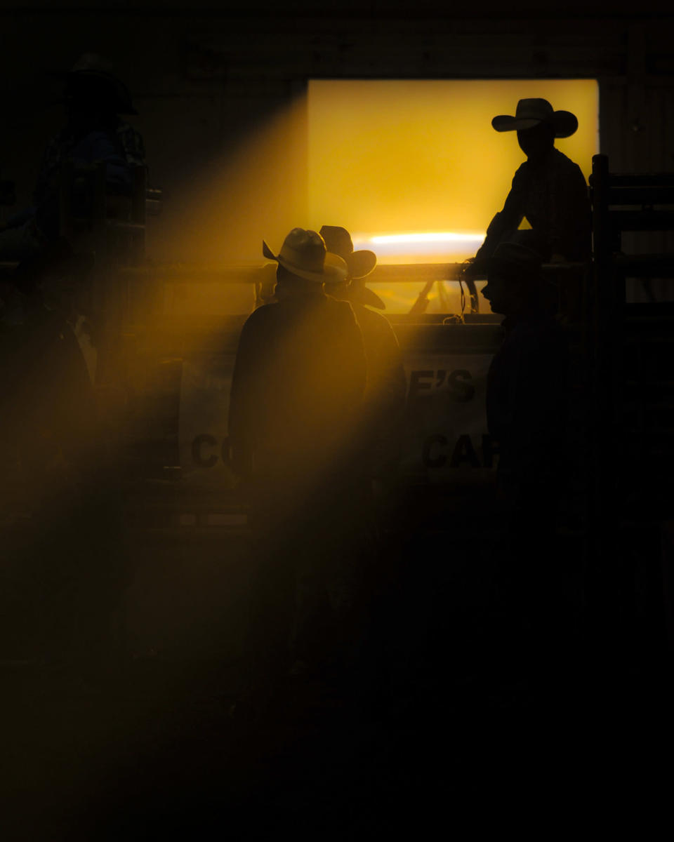 'Cowboy in a ribbon of light' (Photo and caption by Dylan Brown/National Geographic Traveler Photo Contest) <br> <a href="http://travel.nationalgeographic.com/travel/traveler-magazine/photo-contest/2013/" rel="nofollow noopener" target="_blank" data-ylk="slk:See more and submit;elm:context_link;itc:0;sec:content-canvas" class="link ">See more and submit</a>