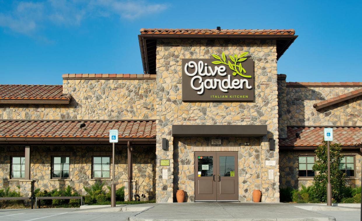 Olive Garden restaurant exterior in Humble, TX