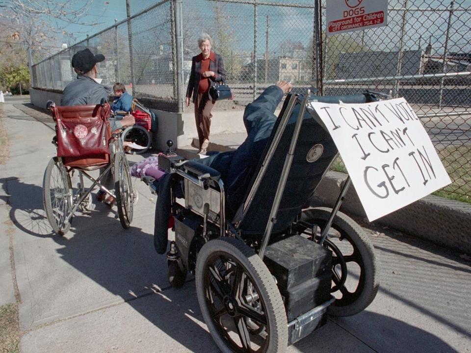 wheelchair voting accessibility 1988