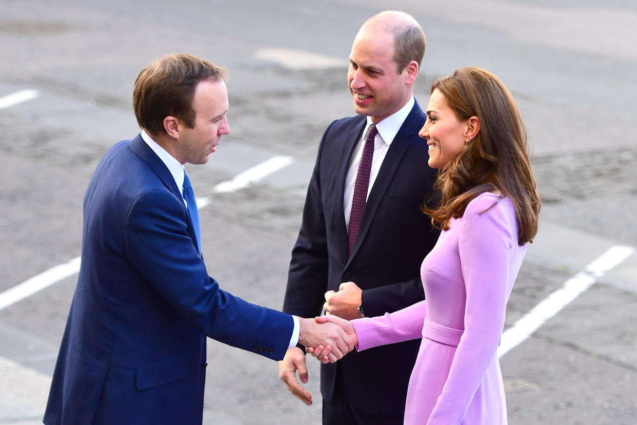 The Duke and Duchess of Cambridge arrive at the Global Ministerial Mental Health Summit (PA)