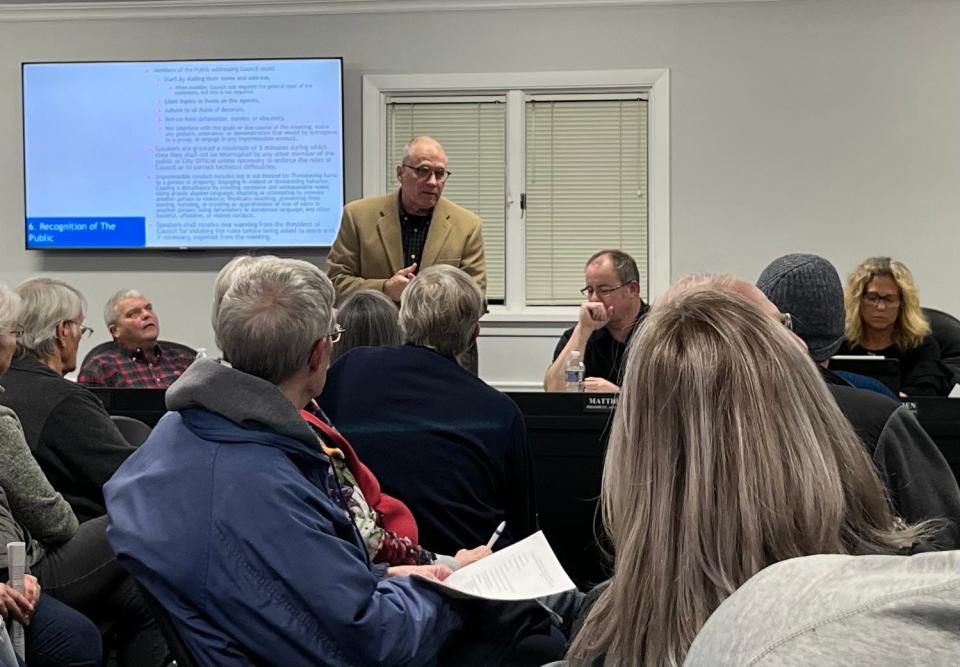 Councilman Daryl Revoldt, At-Large, told a group of North Canton residents opposed to allowing commercial activity in their neighborhoods that the city to pay the growing costs of services had to find more ways to attract income-tax generating employers to the city.
