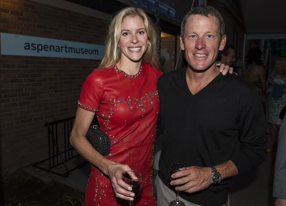 Lance Armstrong Anna Hansen Aspen Museum accident